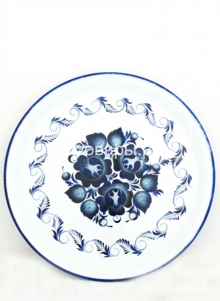 Гжель на тарелке для детей