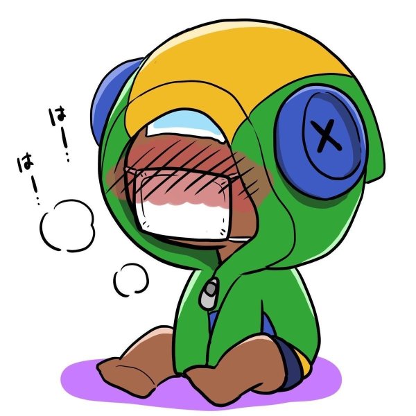 Леон арт Brawl Stars