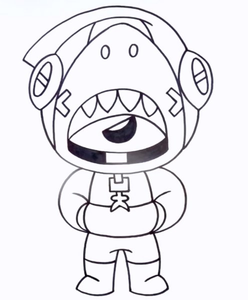 Раскраска Браво старс Леон