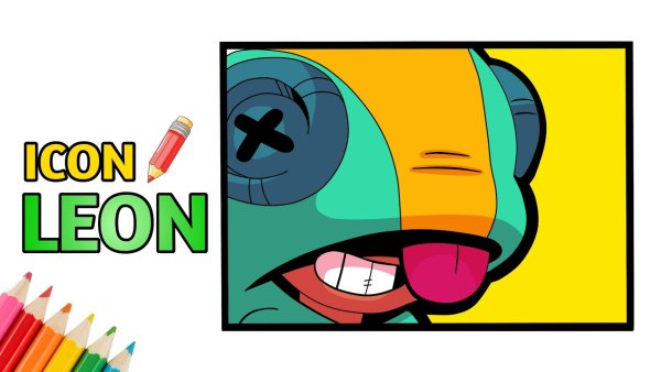 Иконка Леона из БРАВЛ старса