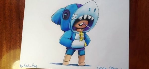 Леон Браво старс карандашом