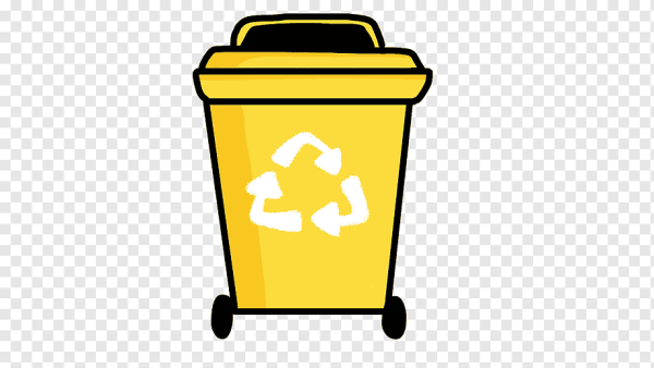 Мусорный контейнер для раскрашивания