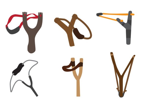 Рогатка мультяшная