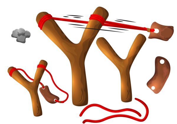 Рогатка мультяшная