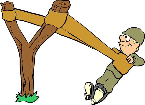 Рогатка раскраска