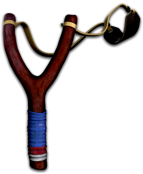 Рогатка схематично