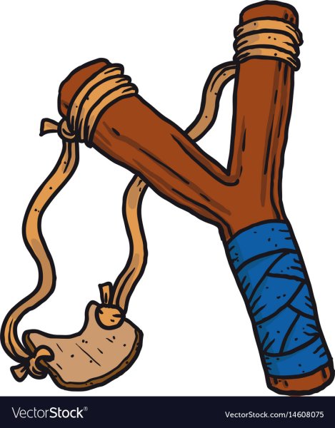 Рогатка схематично