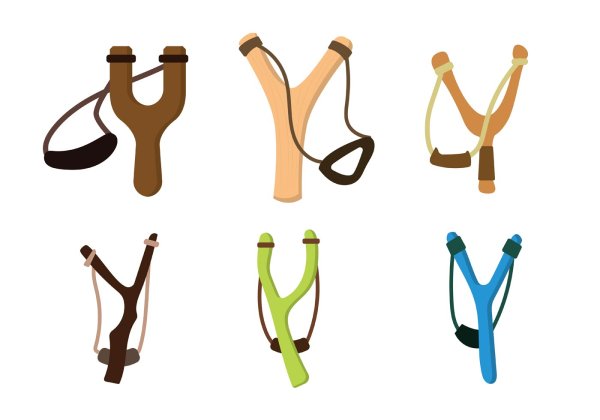 Рогатка без фона