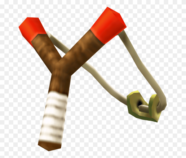 Рогатка на белом фоне