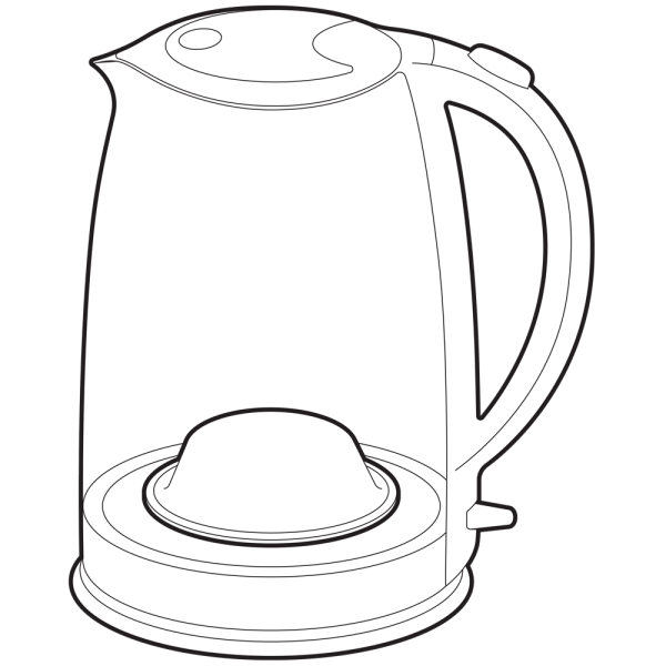 Чайник электрический раскраска для детей