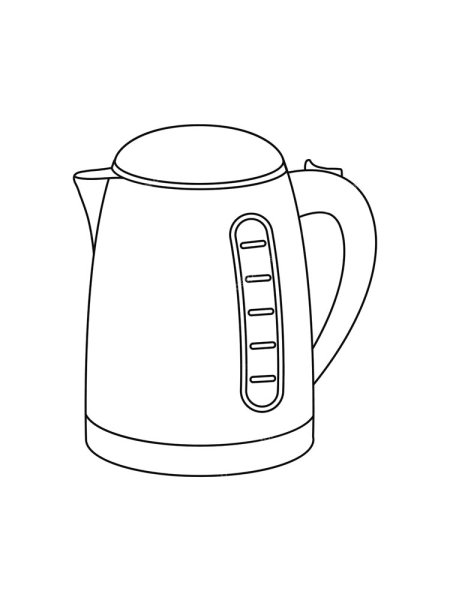 Раскраска чайник электрический