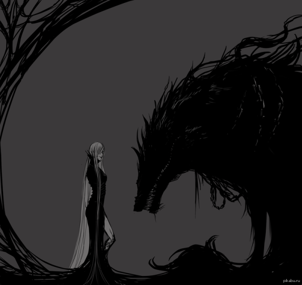 Чёрно-белые иллюстрации