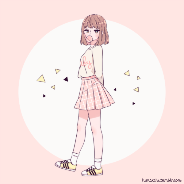 Рисунки для срисовки софт герл