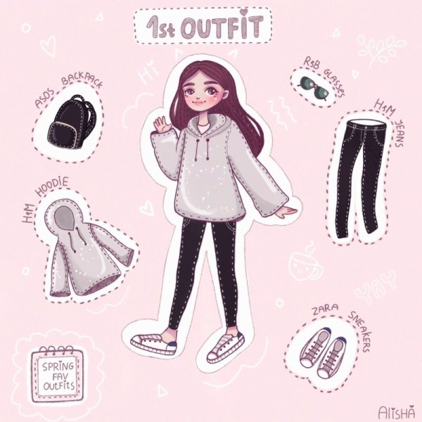 Рисунки для наклеек для девочек