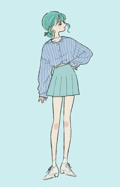 Стили рисования в полный рост