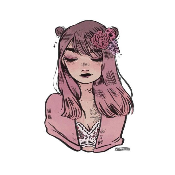 Арты в стиле тумблер