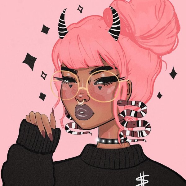 Арты в стиле тумблер