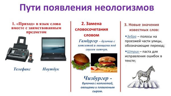 Современные неологизмы