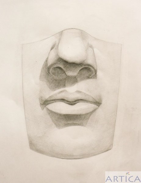 Нос и губы Давида