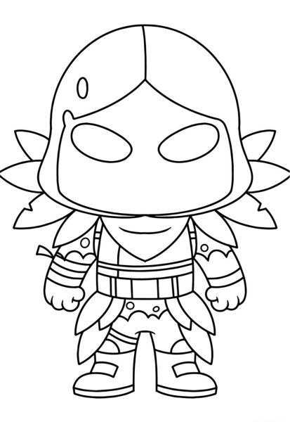 Раскраски Fortnite Ронин