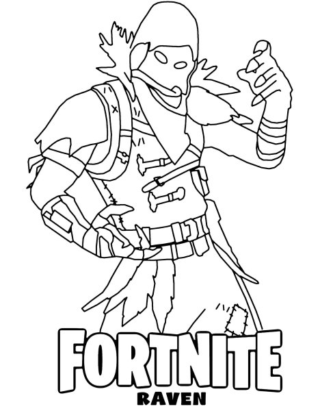 Скины Fortnite раскраски