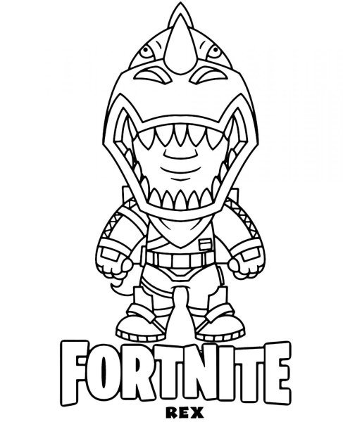 Раскраски ФОРТНАЙТ Омега