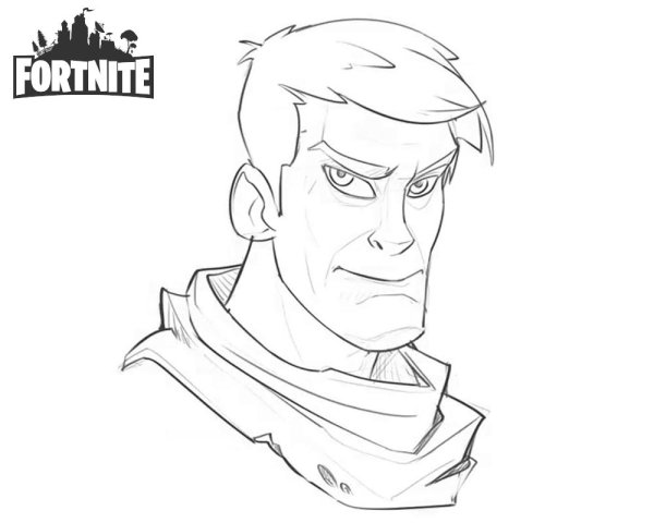 ФОРТНАЙТ Raven раскраска