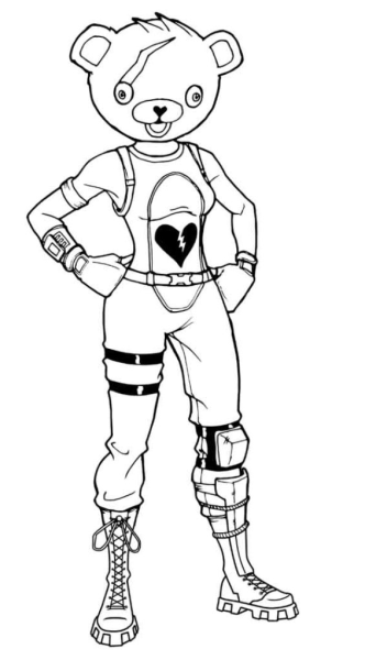 Раскраски ФОРТНАЙТ Джулс