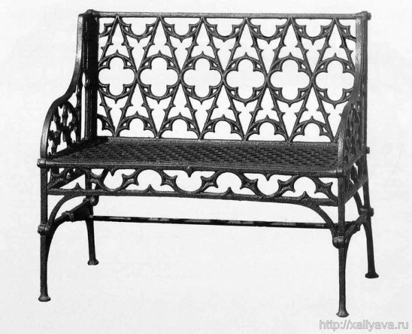 Каслинское литье скамейка