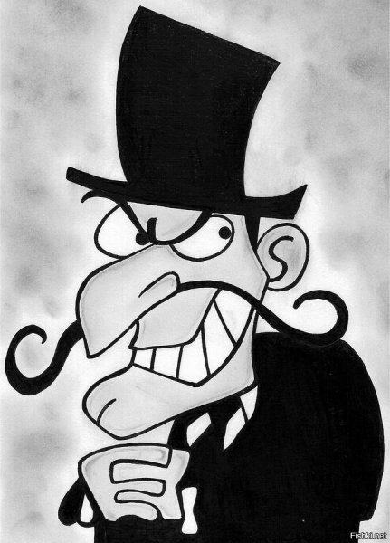 Персонажи мультфильмов с усами