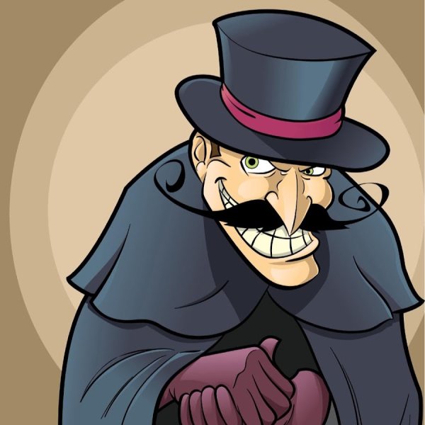 Злодей потирает руки