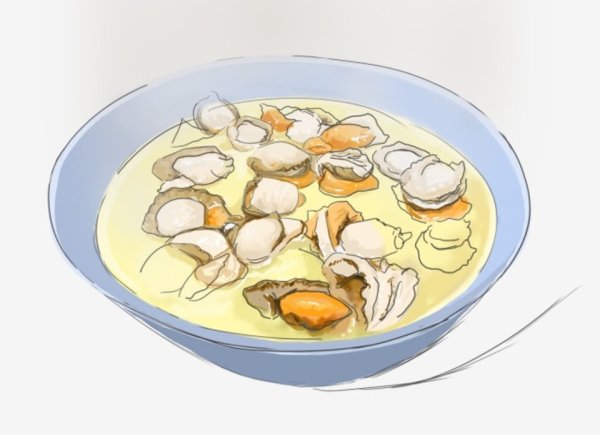 Нарисовать грибной суп