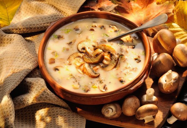Грибной суп из шампиньонов