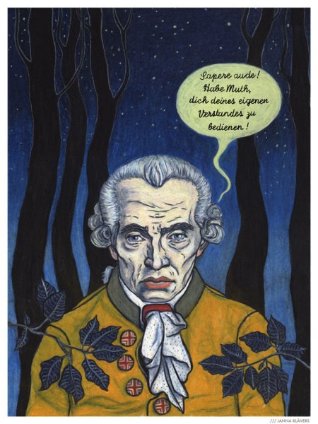 Кант Иммануил шарж