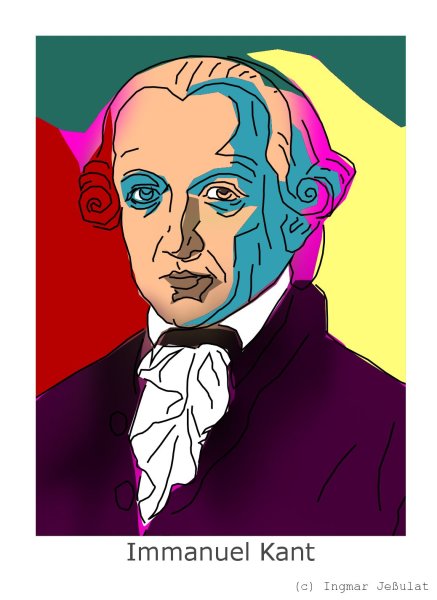 Кант Иммануил шарж