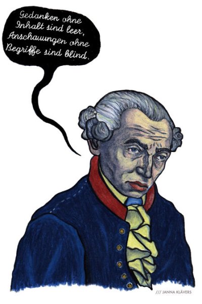 Кант Иммануил шарж