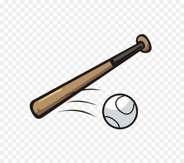 Бита бейсбольная нарисованная