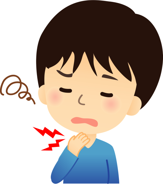 Болит горло мультяшный