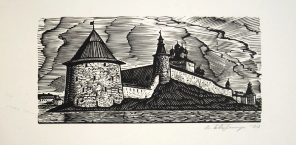 Нижегородский Кремль гравюра