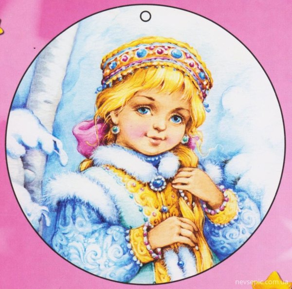 Рисунок Снегурочка на конкурс