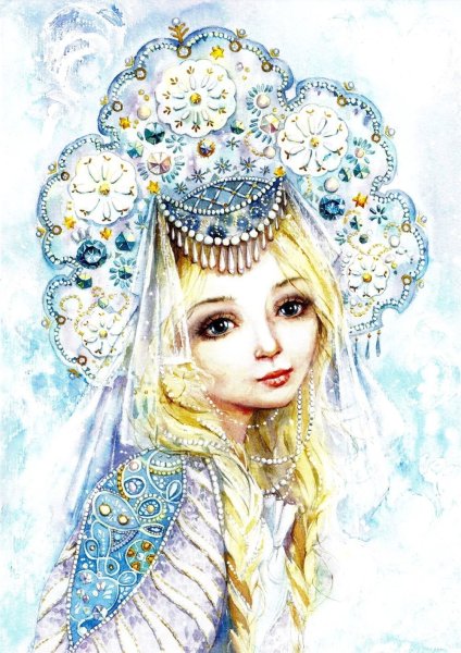 Лицо Снегурочки