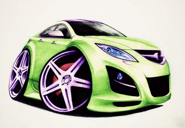 Машина рисунок