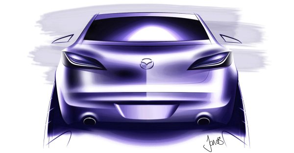 Мазда мультяшная