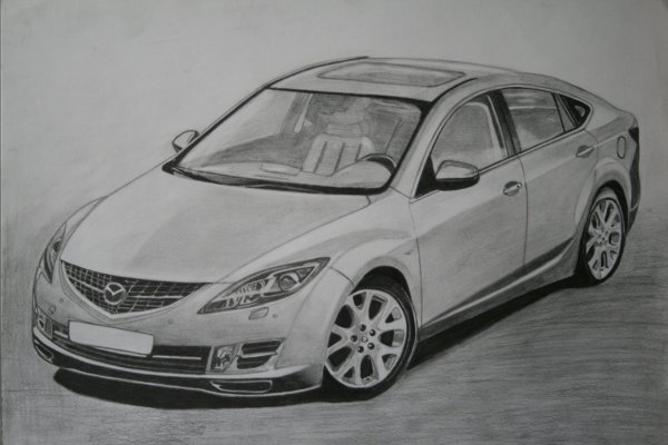 Нарисовать мазду