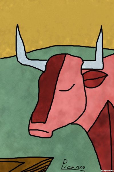 Пикассо бык картина