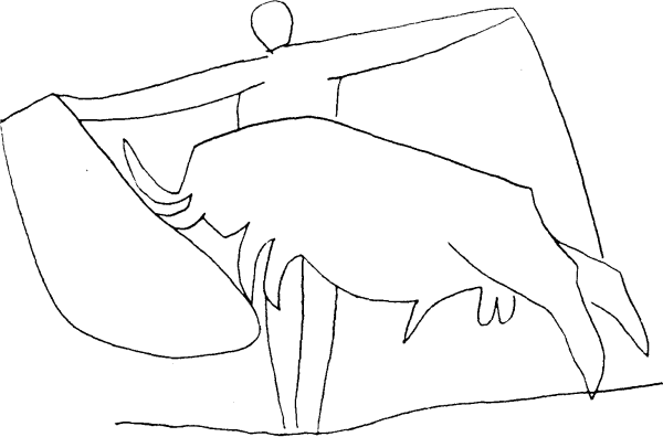 Пабло Пикассо бык 1962