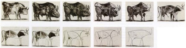 Пикассо быки кубизм