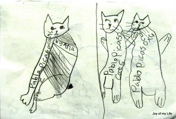 Пабло Пикассо "the Cat and the Bird", 1939