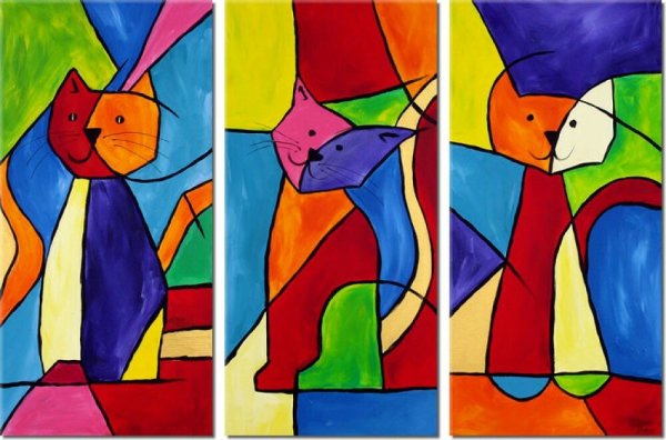 Пабло Пикассо "the Cat and the Bird", 1939