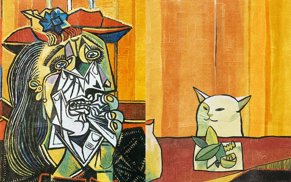 Кошка Пикассо Графика